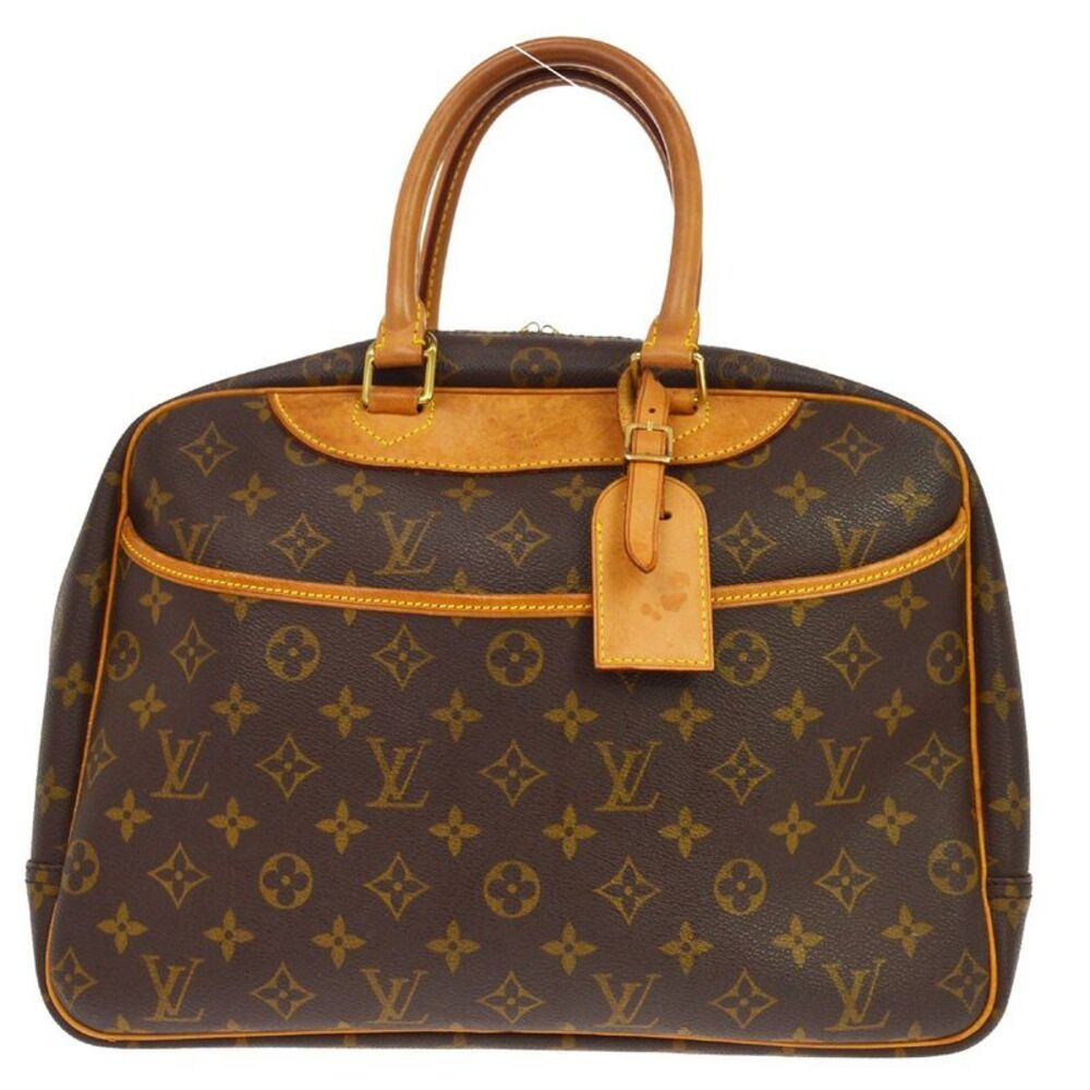 Louis Vuitton Deauville Monogram Canvas Brown Canvas Handbag